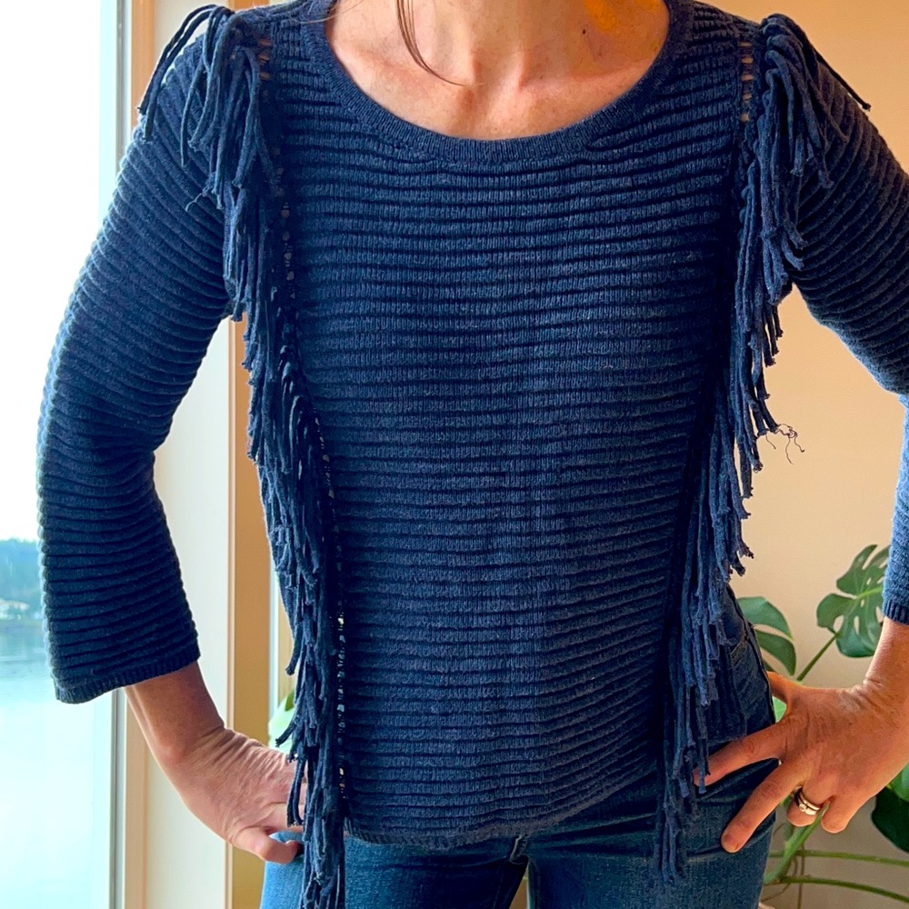 Margaret O’Leary Fringe Sweater